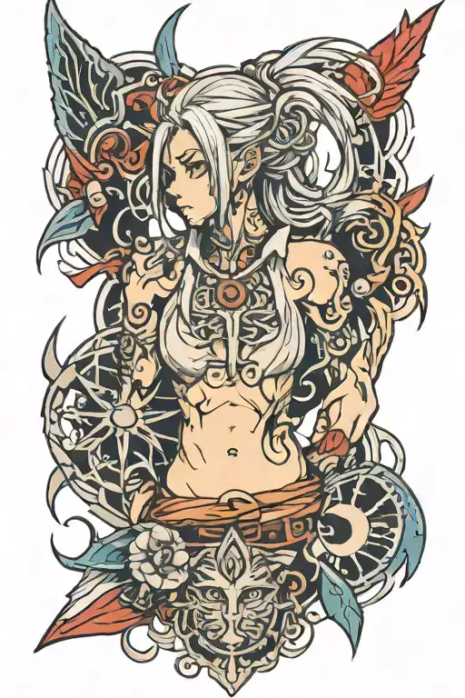 talwar tattoo design idea