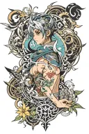 talwar tattoo design idea