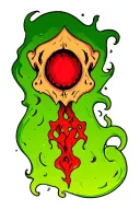 elemental undead tattoo design idea
