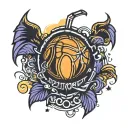 Baltimore  Basketball tattoo design idea