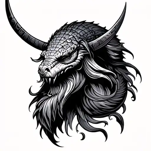 Eel viking dezign tattoo design idea