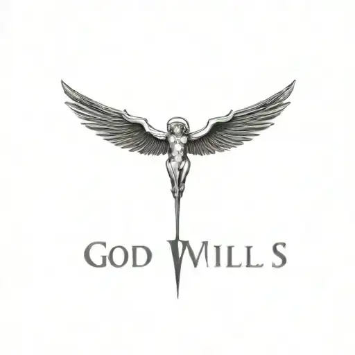 God Wills tattoo design idea
