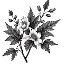 Vervain tattoo design idea