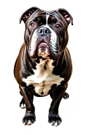 American Bully tattoo design idea