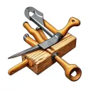 woodworking tools tattoo design idea