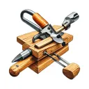 woodworking tools tattoo design idea