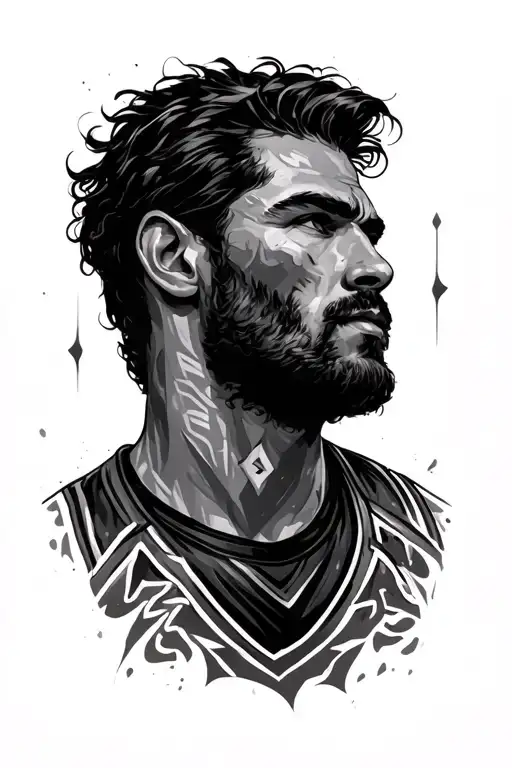 Phrase: "The Credit Goes to The Man in the Arena"  tattoo design idea