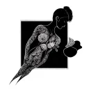 nursing tattoo design idea