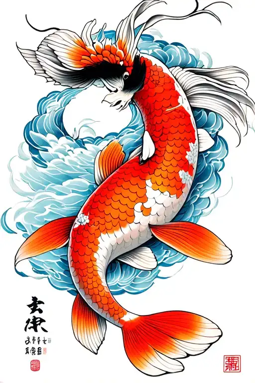 koi no yokan tattoo design idea
