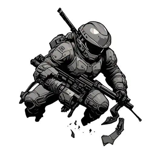 helldivers tattoo design idea