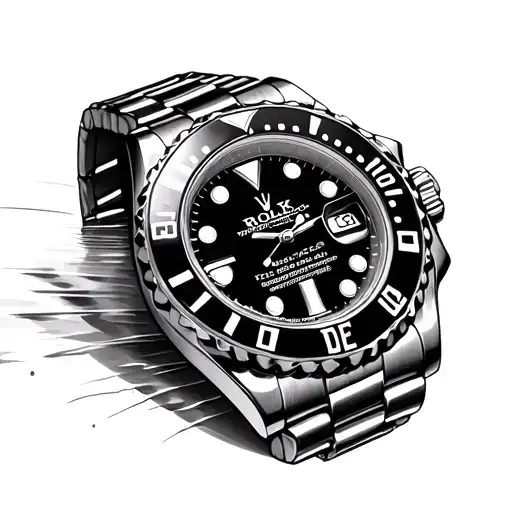 Rolex yachtmaster tattoo design idea