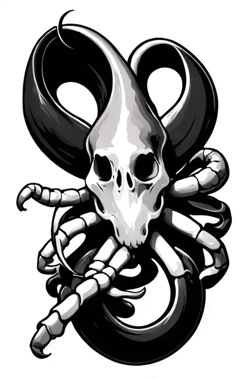 cancer zodiac sign tattoo design idea