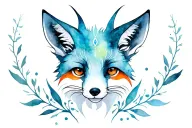 a unique spirit animal fox rib tattoo design tattoo design idea