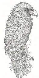 Insanity Crow tattoo design idea