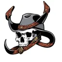 Western Leather tattoo design idea