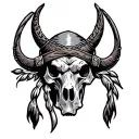 Western Leather tattoo design idea