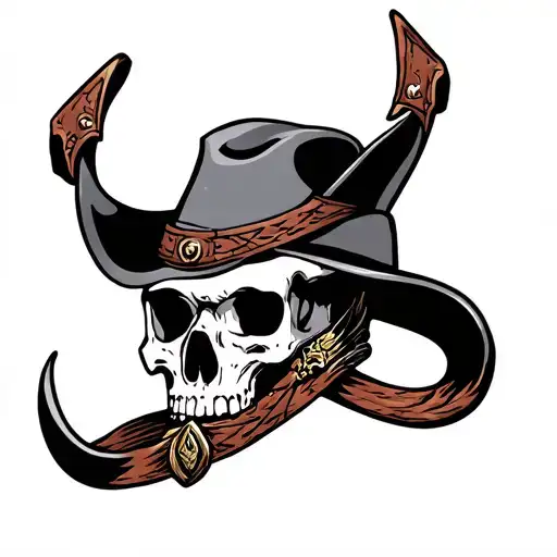 Western Leather tattoo design idea