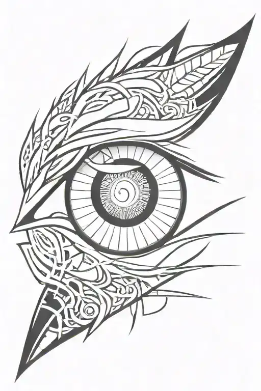 sasuke eye tattoo design idea