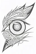 sasuke eye tattoo design idea