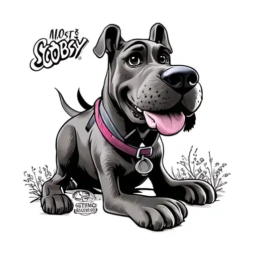 scooby doo tattoo design idea