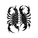 combine leo virgo and scorpio with tribal tattoo tattoo design idea