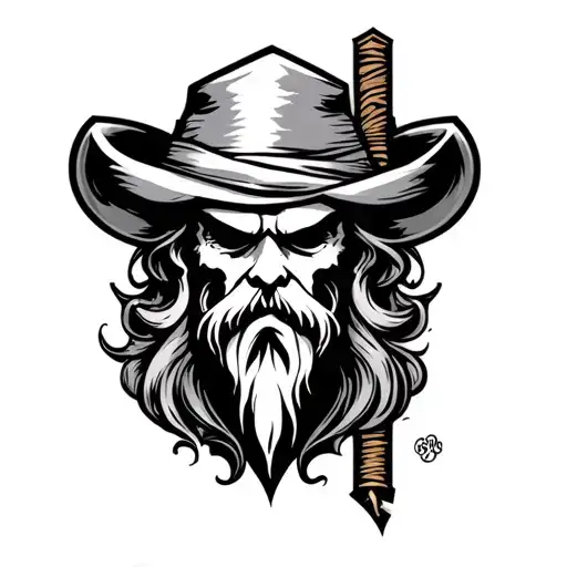 Whitebeard logo tattoo design idea