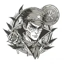 Captain Levi Ackerman tattoo design idea