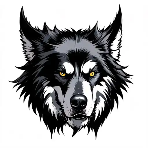 lobo tattoo design idea