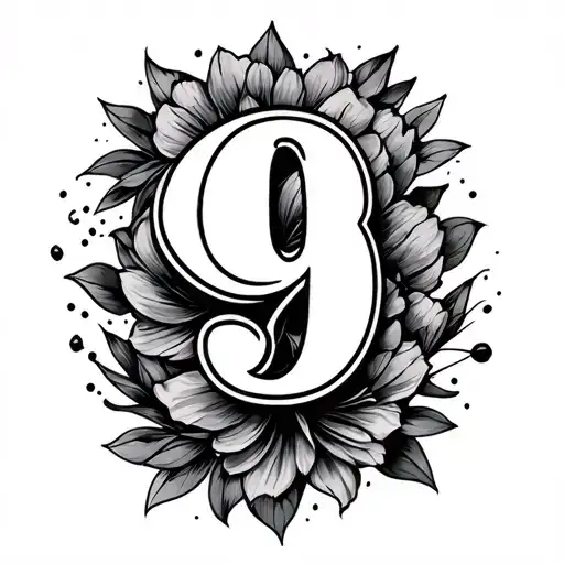 Number 9, 18, 19, 21, 26, 14 tattoo design idea