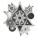 Pleiades tattoo design idea
