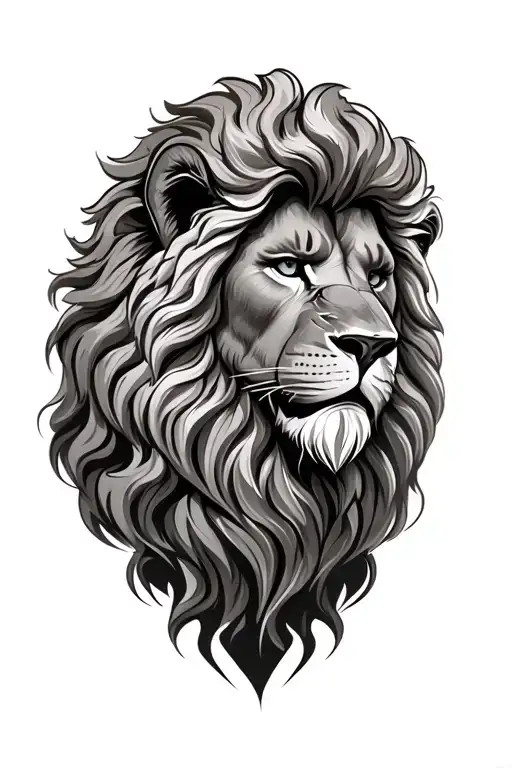 aslan zeus tattoo design idea