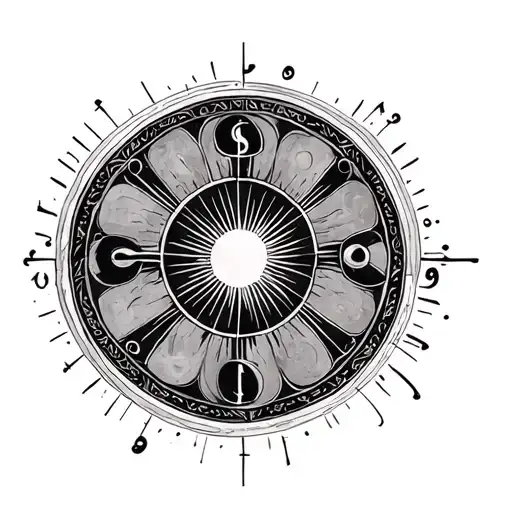 Circle Of Fifths tattoo design idea
