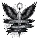 Serenity Prayer tattoo design idea