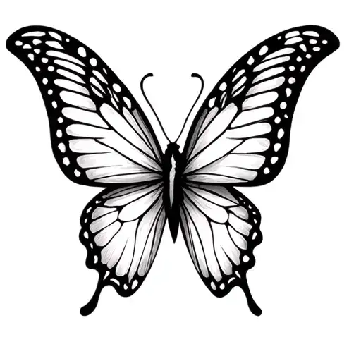 small butterfly tattoo to represent my daughter on my tricep tattoo design idea