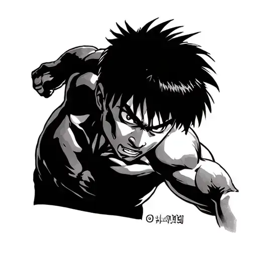 Hajime No Ippo tattoo design idea