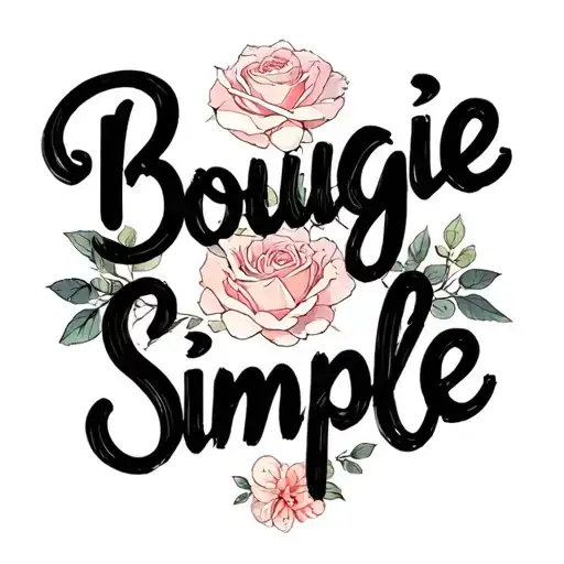 "Bougie Simple" "Bougie Simple" script font tattoo design idea
