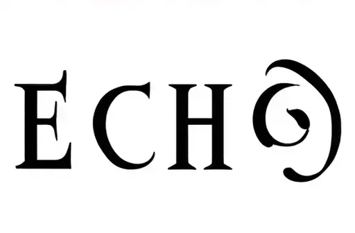"ECHO" tattoo design idea