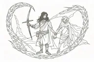 "I will protect myself, so that I may continue to protect others" stormlight archives kaladin tattoo design idea