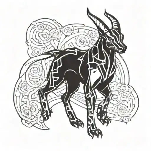 houndoom tattoo design idea