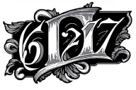 Roman numeral 6•27•2007 fine line tattoo tattoo design idea