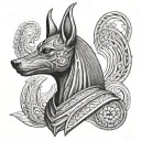 Anubis Scales tattoo design idea