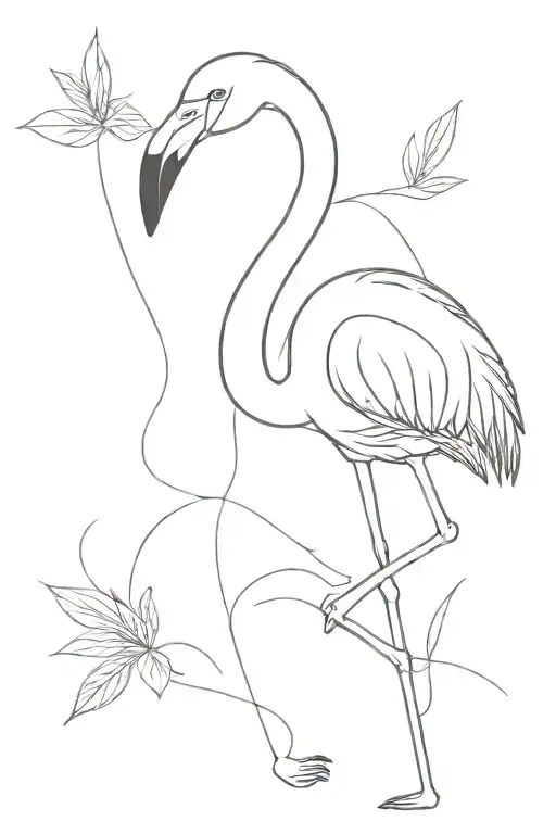 flamingo marley three little tattoo design idea
