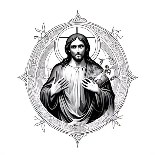 Holy Trinity tattoo design idea