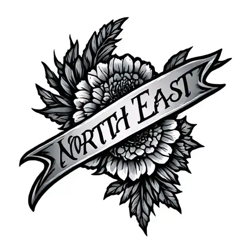 North East tattoo design idea