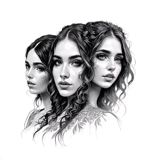 Three Sisters tattoo design idea