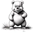 Pooh Bear tattoo design idea