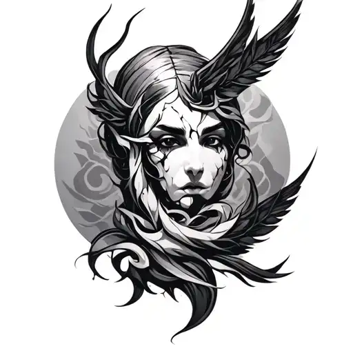 ahm alakh tattoo design idea