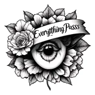 Everything Passes tattoo design idea
