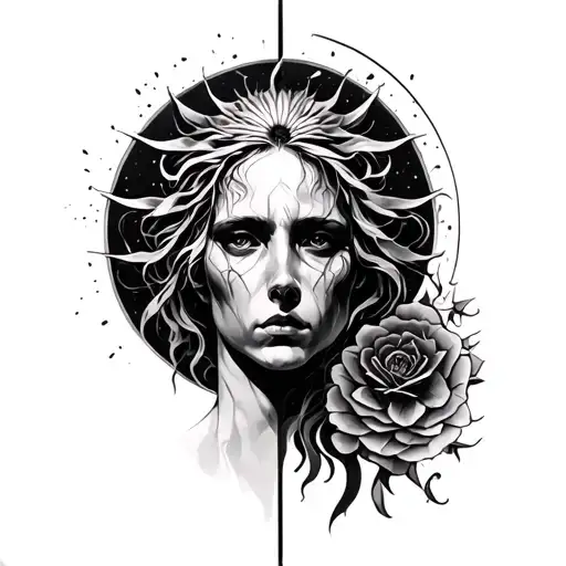 Consciousness tattoo design idea