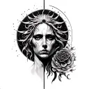 Consciousness tattoo design idea